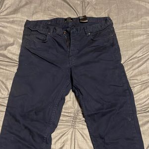H&M navy chinos